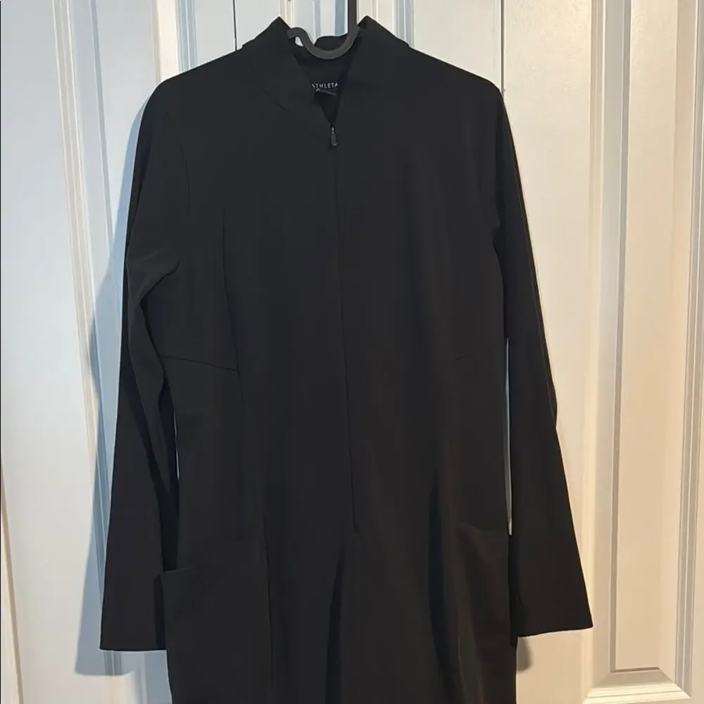 Athleta Black Long Sleeve Delancey dress - Picture 4 of 6